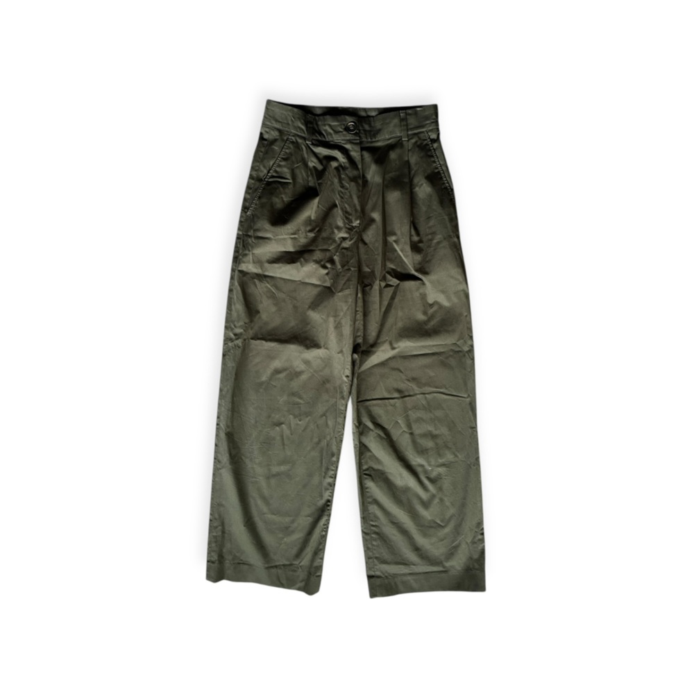 Mossimo Dutti versatile olive green pants casual Sz 2 small